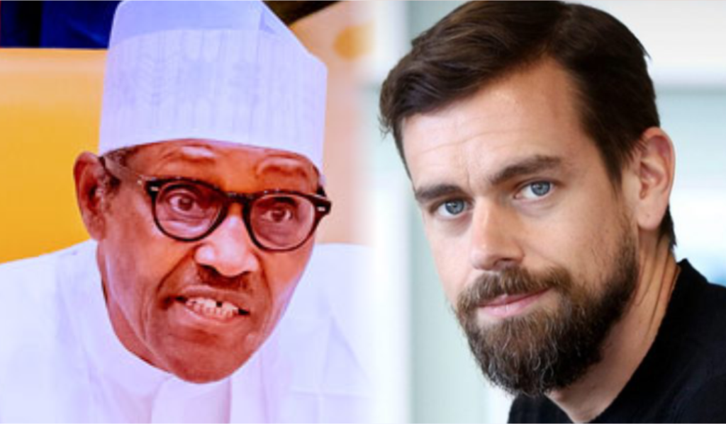 As Twitter ban enters 100 days, Buhari maintains noose on Nigerians’ freedom online 2 President Muhammadu Buhari and Twitter CEO Jack Dorsey