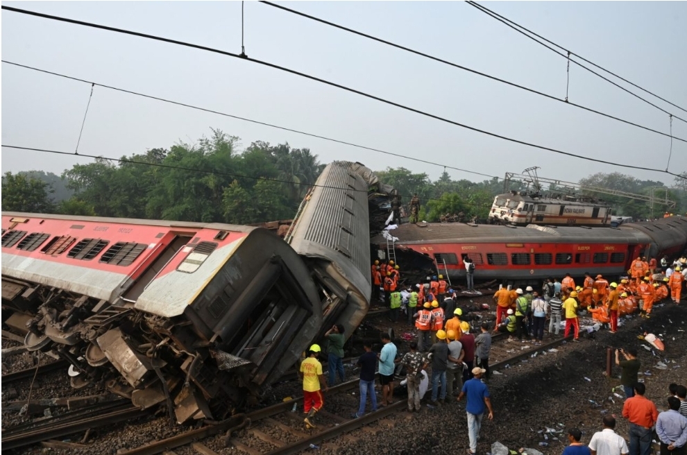 Smashed carriages and corpses: India’s train disaster