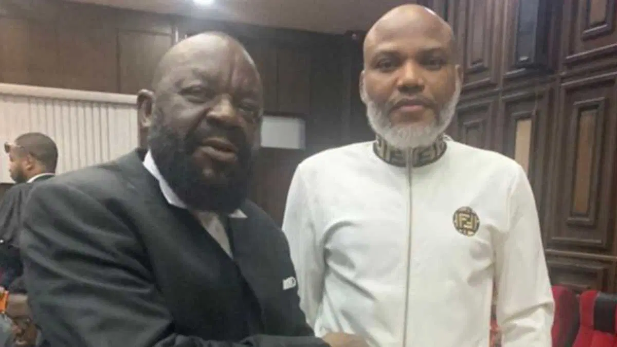 Onanuga blasts Nnamdi Kanu’s lawyer for joining Sowore-led protest