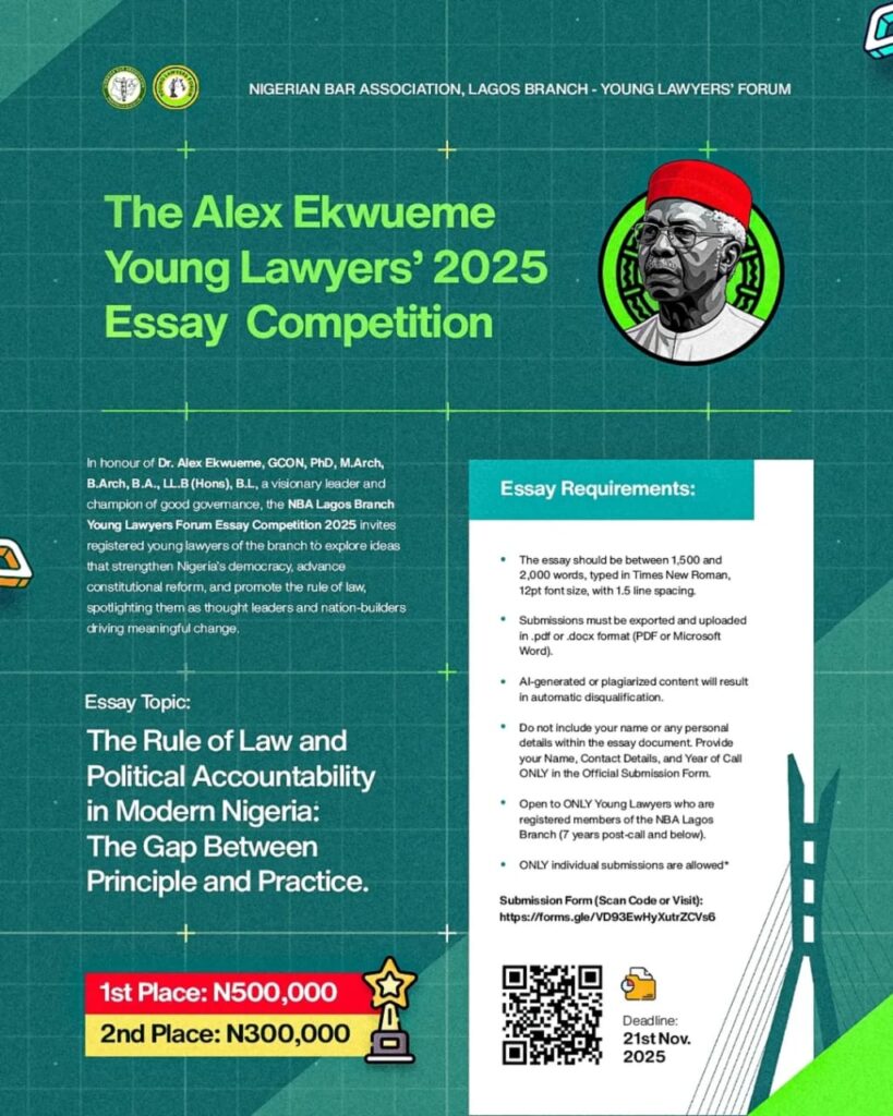 NBA Lagos YLF Opens Entries for 2025 Alex Ekwueme Essay Competition 1 WhatsApp Image 2025 10 26 at 17.11.38