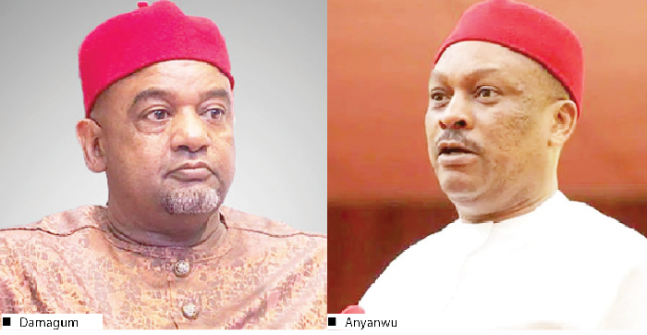Anyanwu camp appeals ex parte order allowing PDP convention 1 Damagum and Anyanwu 647x335 1