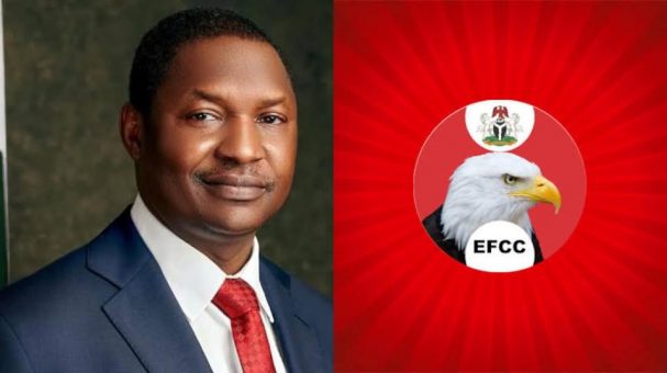Hearing stalled in EFCC’s suit seeking Malami’s assets forfeiture 1 EFCC Malami 607x340 1