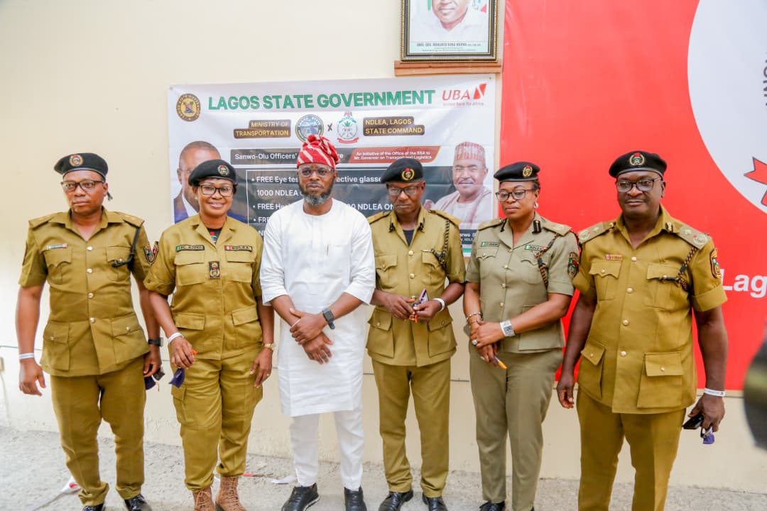 LASG Extends Free Eye Screening to NDLEA Officers Following Drivers Care Collaboration