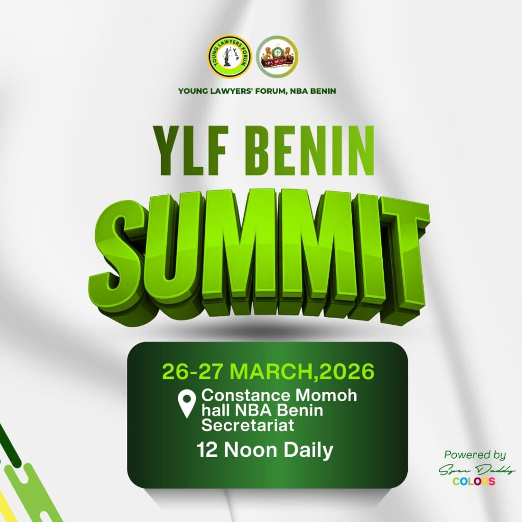 NBA Benin Young Lawyers’ Forum Unveils 2026 Summit on Criminal and Civil Trial Advocacy 1 WhatsApp Image 2026 03 16 at 9.38.32 AM