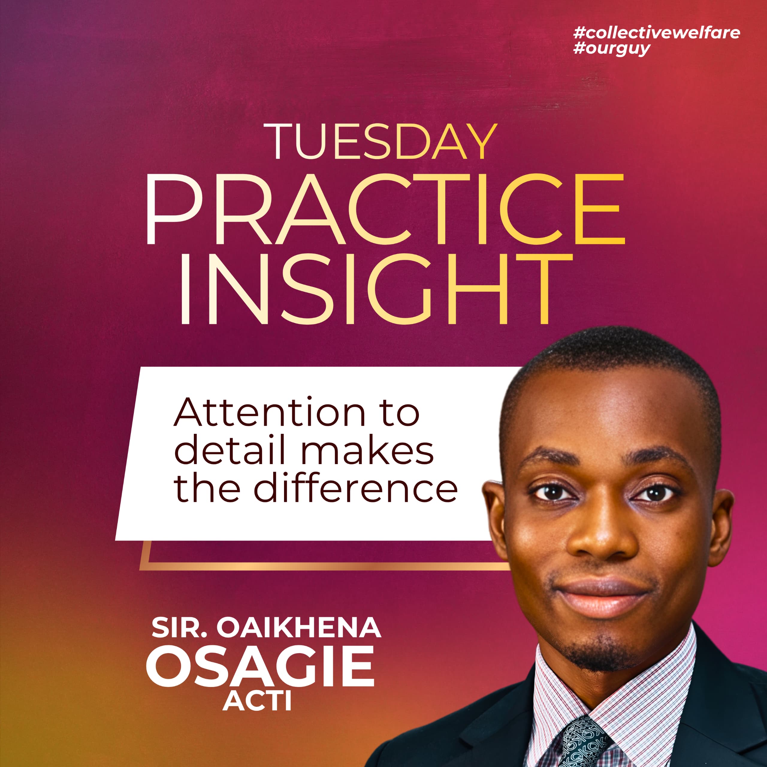 Sir Oaikhena Osagie Highlights Attention to Detail as the Defining Factor in Legal Excellence