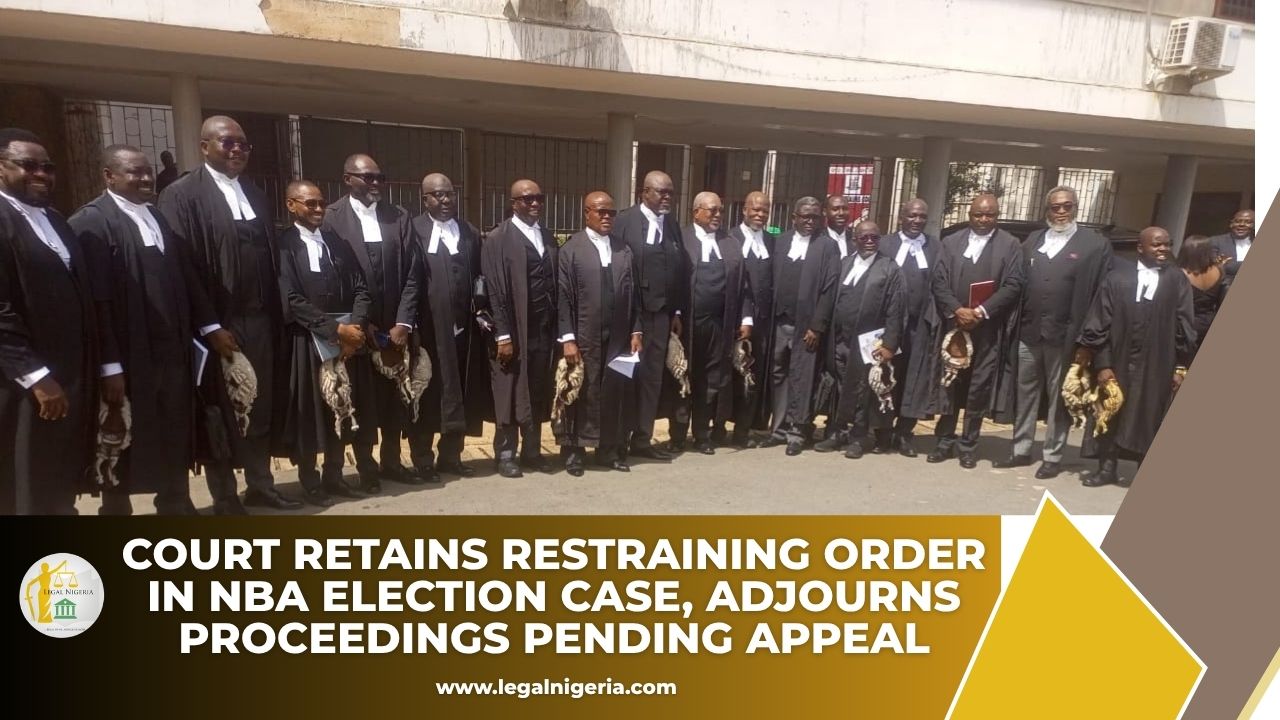Court Retains Restraining Order in NBA Election Case, Adjourns Proceedings Pending Appeal