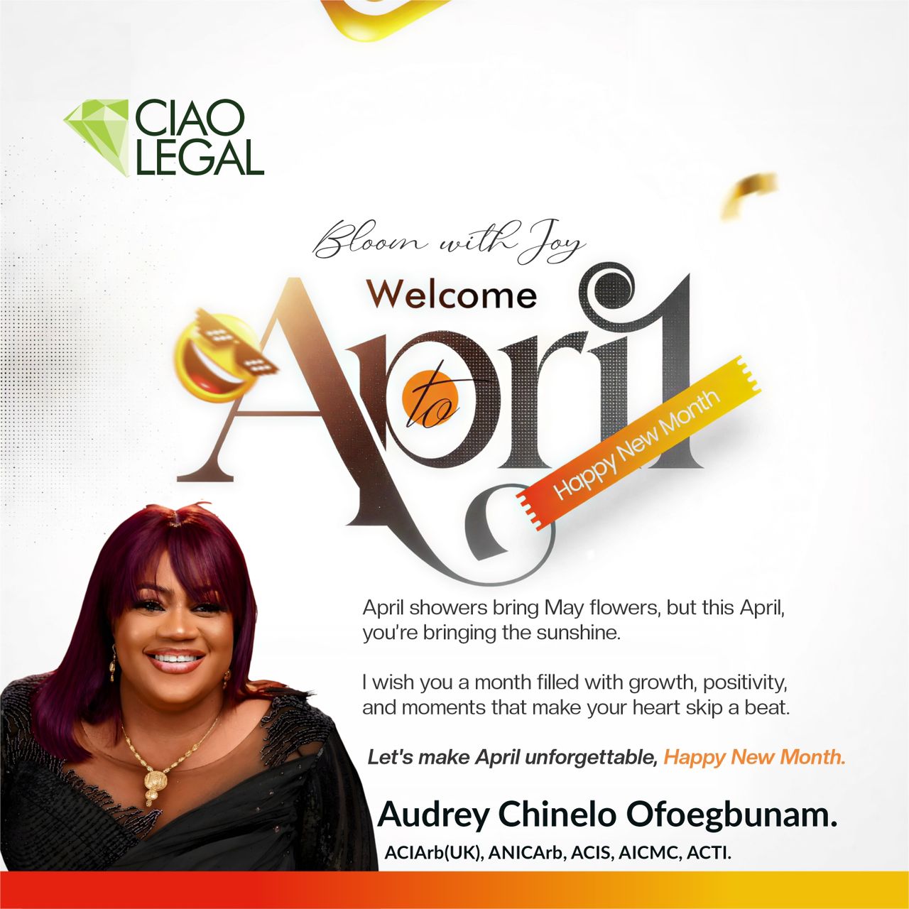 Audrey Chinelo Ofoegbunam Marks Holy Wednesday with Message on Faith, Reflection, and the Approaching Passion