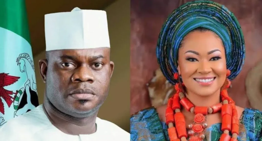 Yahaya Bello and Sen. Natasha