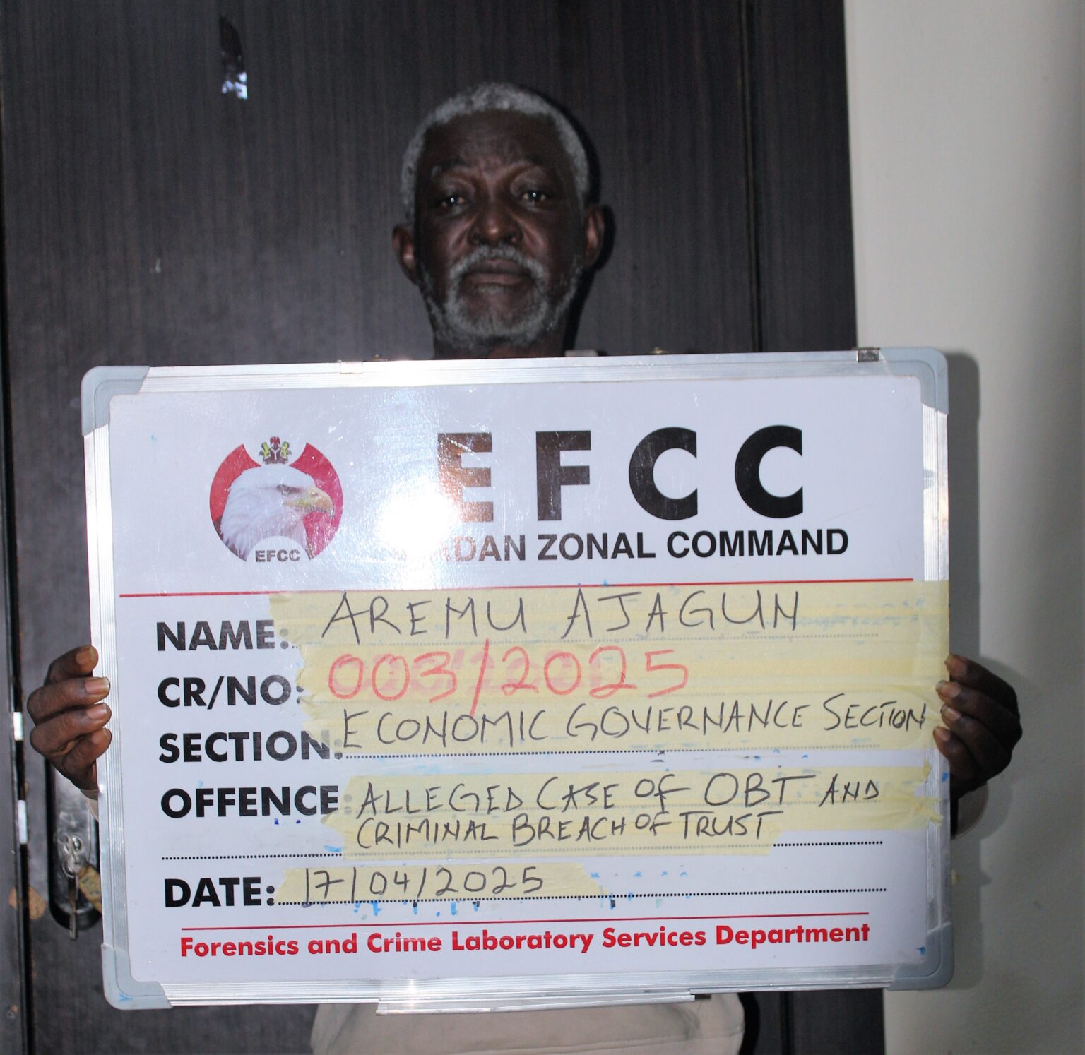 EFCC arraigns Aremu Muftau for alleged N145m fraud