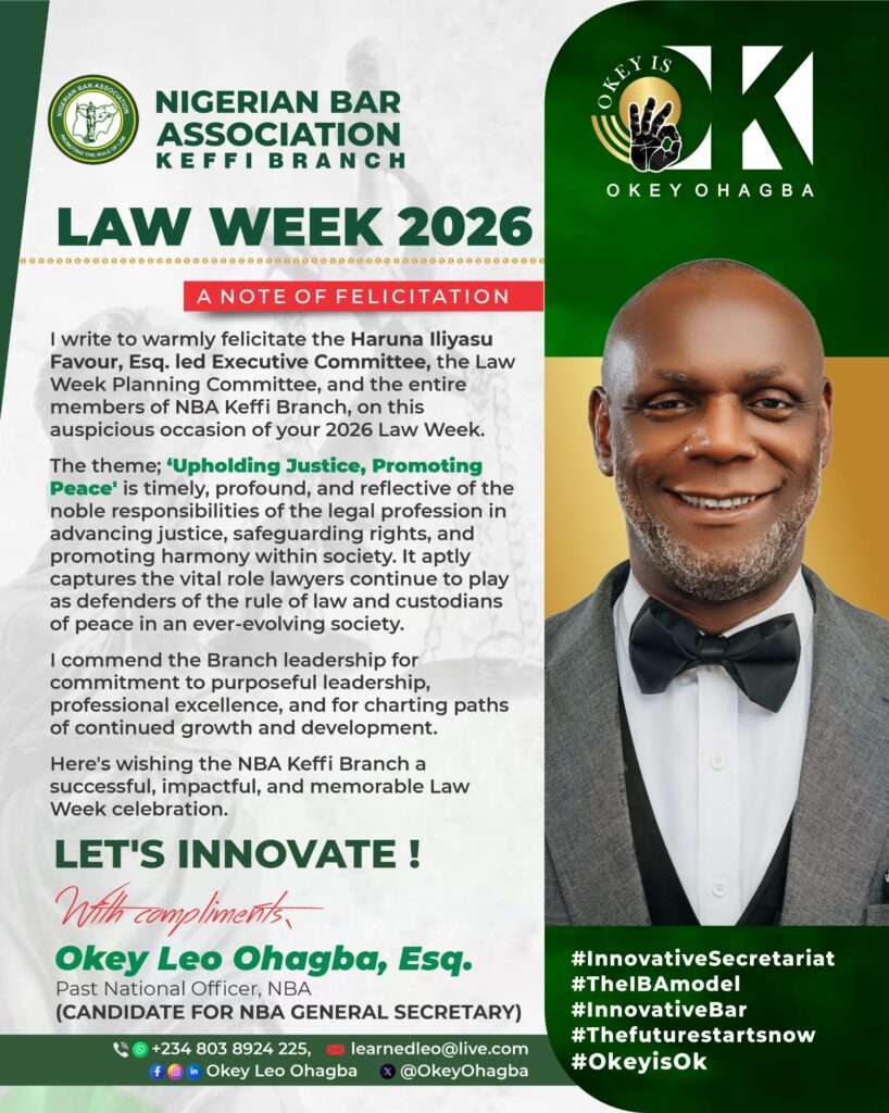 Okey Leo Ohagba Praises Purposeful Leadership and Professional Excellence of NBA Keffi Branch 1 WhatsApp Image 2026 05 11 at 6.36.52 PM
