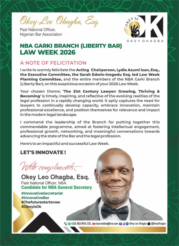 Okey Leo Ohagba Commends NBA Garki Branch for Promoting Professional Growth and Innovation 1 WhatsApp Image 2026 05 19 at 12.44.06 PM