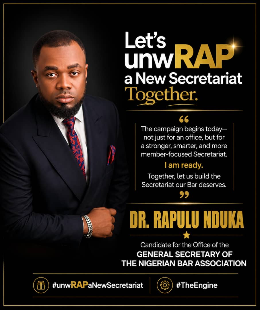 Dr. Rapulu Nduka Sets Agenda for Reform, Positions Himself as the Engine for a New NBA Secretariat