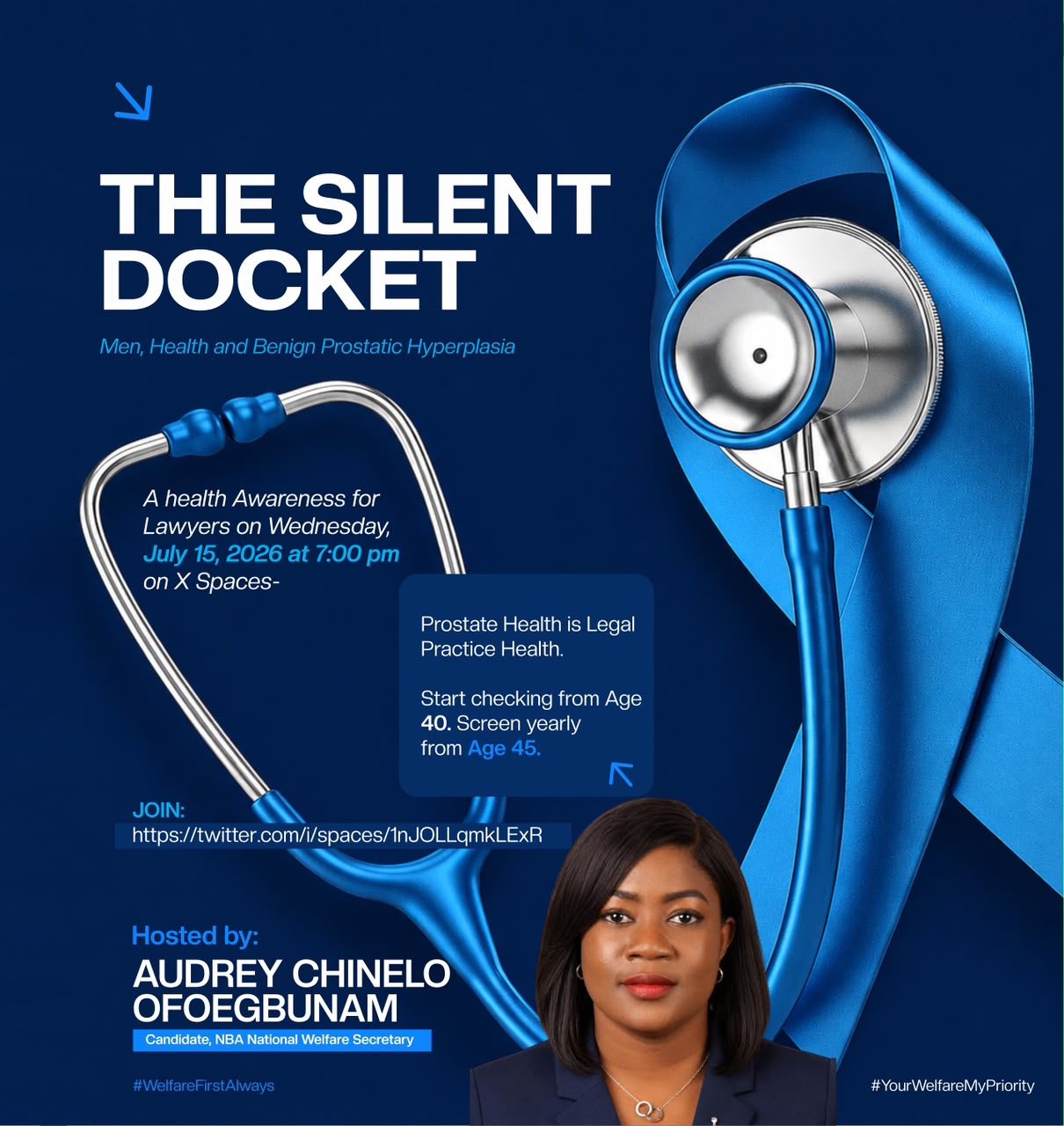 Audrey Chinelo Ofoegbunam Hosts Prostate Health Awareness Session for Lawyers