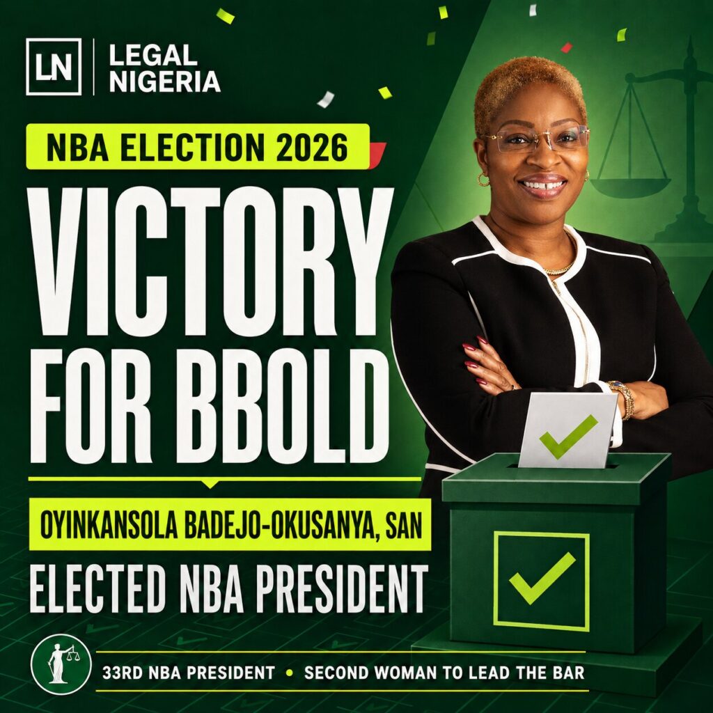NBA Election: Badejo-Okusanya’s BBOLD Campaign Celebrates Victory, Sets Agenda for a More Inclusive Bar 1 BBOLD