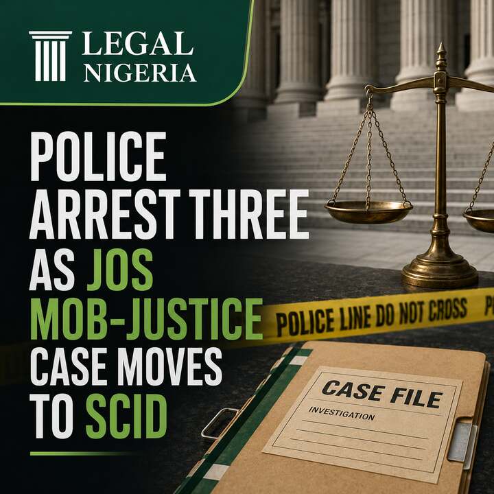 Police arrest three in Jos mob-justice investigation