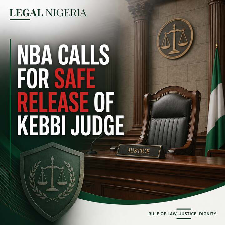 NBA calls for safe release of abducted Kebbi judge