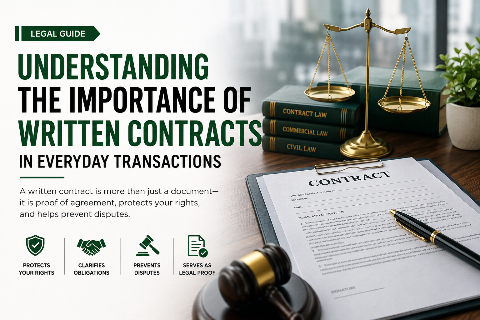 Understanding the Importance of Written Contracts in Everyday Transactions