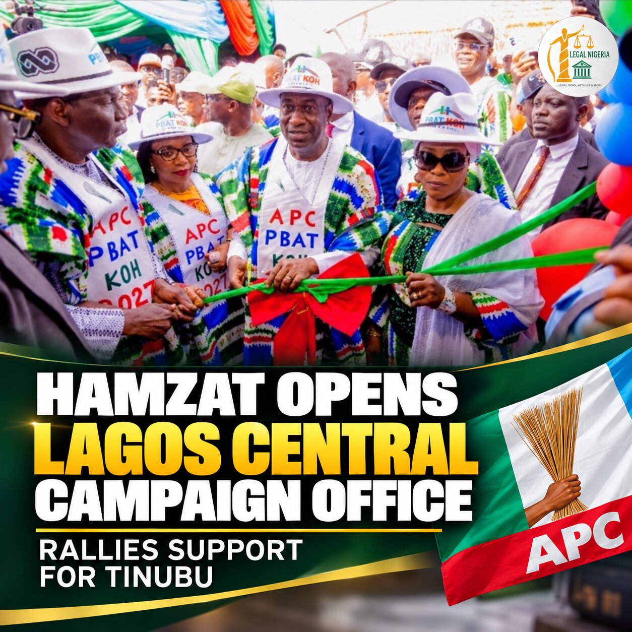 Hamzat Opens Lagos Central Campaign Office, Calls for Increased Voter Turnout Ahead of 2027 Elections