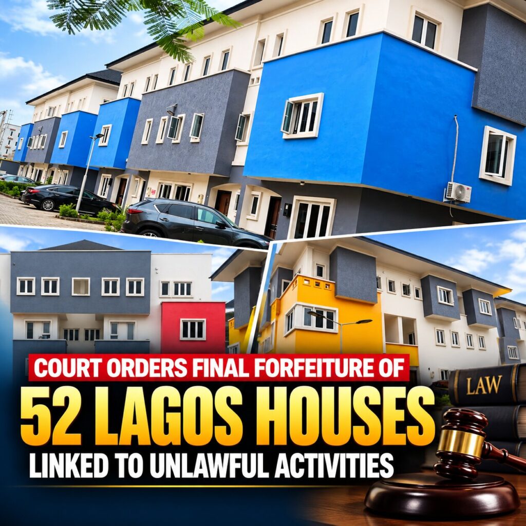 Lagos Houses Forfeited in Court