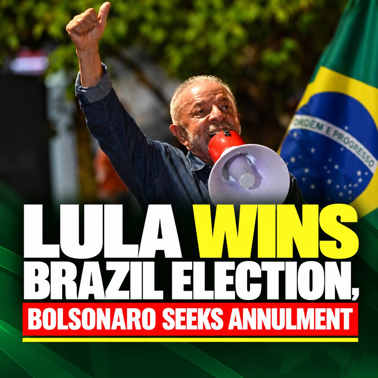Lula Wins Historic Fourth Term as Bolsonaro Rejects Brazil Election Results, Seeks Annulment