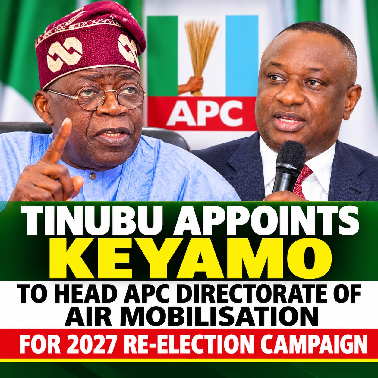 Tinubu Appoints Keyamo to Head APC Air Mobilisation Directorate for 2027 Re-Election Campaign